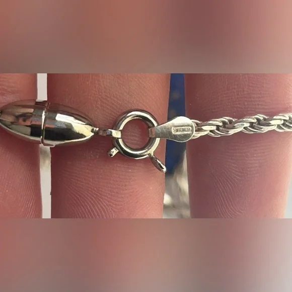 Kabana Vintage Sterling Silver Blue Lapis Cameo Necklace Mother Child Pendant - Picture 5 of 10